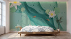 Design SK0002 — Papier peint Asie Encre Bleue — Novomur