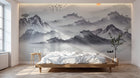 Design SK0087 — Papier peint Asie Encre Noire Montagne — Novomur