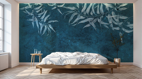 Design SK0113 — Papier peint Eucalyptus Botanique Sauge — Novomur