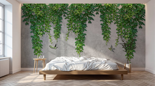Design SK0187 — Papier peint Eucalyptus Botanique Sauge — Novomur