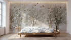 Design SK0549 — Papier peint Forêt Pins et Sapins - Collection 2 — Novomur