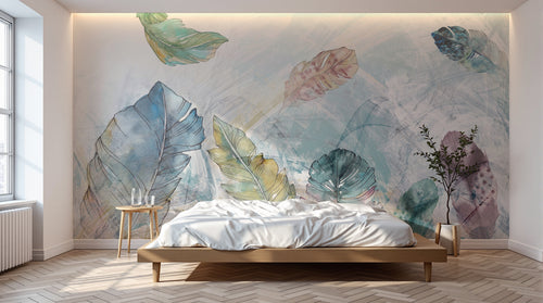 Design SK0997 — Papier peint Plumes — Novomur