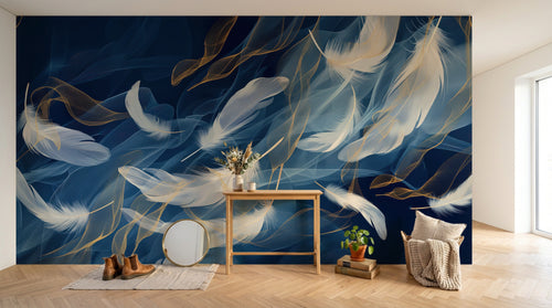 Design A0014 — Papier peint Plumes — Novomur