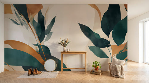 Design A0016 — Papier peint Botanique Feuillage - Collection 1 — Novomur