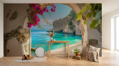 Design A0021 — Papier peint Paysage Plage et Mer — Novomur
