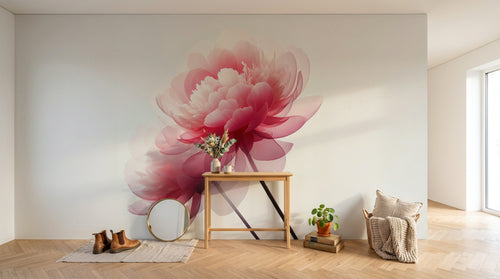 Design A0046 — Papier peint Floral Pivoines et Roses - Collection 1 — Novomur