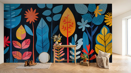 Design A0063 — Papier peint Botanique Feuillage - Collection 2 — Novomur
