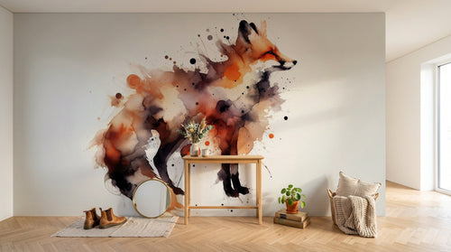 Design A0073 — Papier peint Animaux Forêt — Novomur