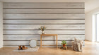 Design A0084 — Papier peint Bois Rustique Blanchi — Novomur