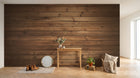 Design A0137 — Papier peint Bois Rustique Brun - Collection 1 — Novomur