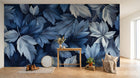 Design A0148 — Papier peint Botanique Feuilles Sombres — Novomur