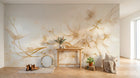 Papier peint Floral Ivoire - Sur mesure - Design A0150