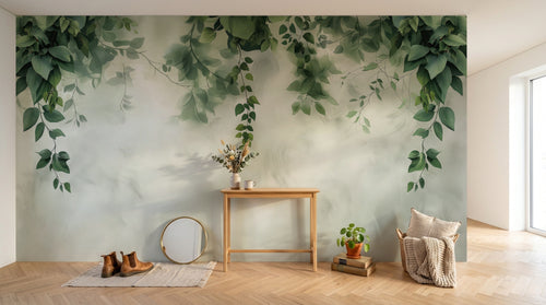 Design A0152 — Papier peint Eucalyptus Botanique Sauge — Novomur