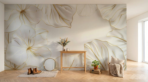 Papier peint Floral - Sur mesure - Design A0159