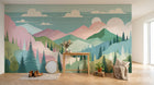 Design A0169 — Papier peint Forêt Pins et Sapins - Collection 2 — Novomur