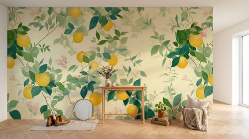 Design A0179 — Papier peint Fruits Agrumes - Collection 2 — Novomur