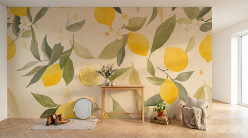 Design A0180 — Papier peint Fruits Agrumes - Collection 1 — Novomur