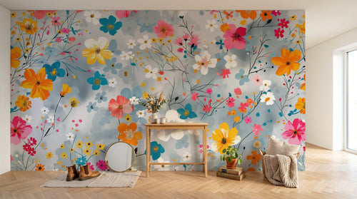 Papier peint Floral - Sur mesure - Design A0213