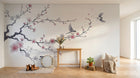 Design A0214 — Papier peint Cerisier Rose — Novomur