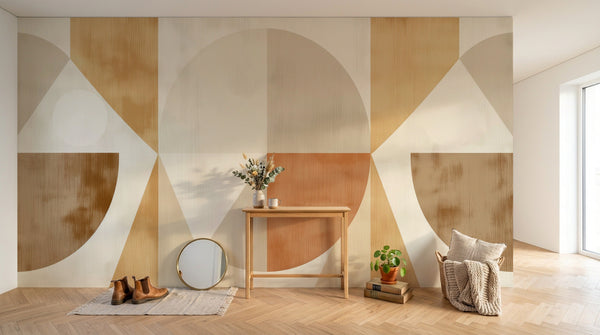 Papier peint Géométrique Triangles et Losanges - Collection 1 - Sur mesure