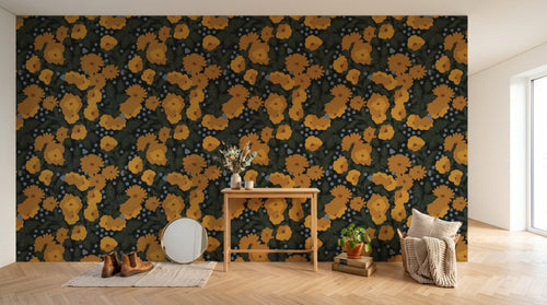 Design A0247 — Papier peint Floral Vintage Baroque — Novomur