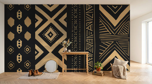Design A0338 — Papier peint Ethnique Tribal Africain — Novomur