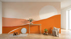 Design A0375 — Papier peint Paysage Désert et Cactus — Novomur