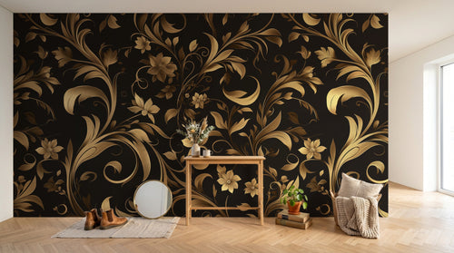 Design A0405 — Papier peint Damassé Classique — Novomur