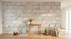 Design A0419 — Papier peint Brique Blanche — Novomur