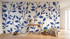 Design A0443 — Papier peint Botanique Feuilles Sombres — Novomur