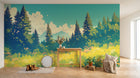 Design A0446 — Papier peint Forêt Pins et Sapins - Collection 2 — Novomur