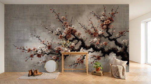 Design A0466 — Papier peint Cerisier en Fleurs — Novomur