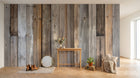 Design A0550 — Papier peint Bois Rustique Brun - Collection 1 — Novomur