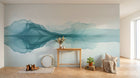Design A0565 — Papier peint Art Abstrait Vagues et Lignes — Novomur