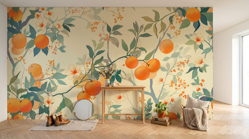 Design A0583 — Papier peint Fruits Agrumes - Collection 2 — Novomur