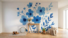 Design A0624 — Papier peint Floral Pivoines et Roses - Collection 1 — Novomur