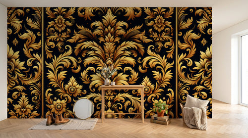 Design A0664 — Papier peint Damassé Classique — Novomur