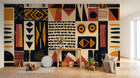 Design A0707 — Papier peint Ethnique Tribal Africain — Novomur