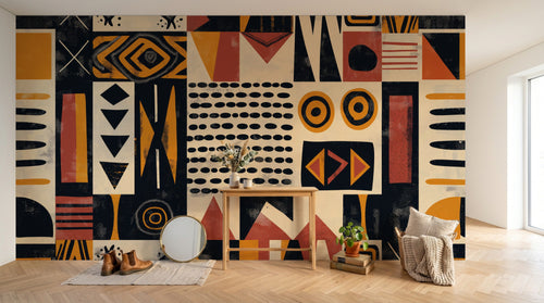 Design A0707 — Papier peint Ethnique Tribal Africain — Novomur