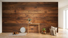 Design A0710 — Papier peint Bois Rustique Brun - Collection 1 — Novomur