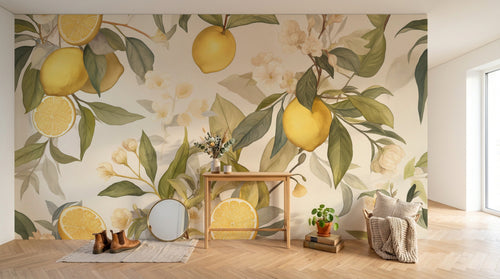 Design A0745 — Papier peint Fruits Agrumes - Collection 1 — Novomur