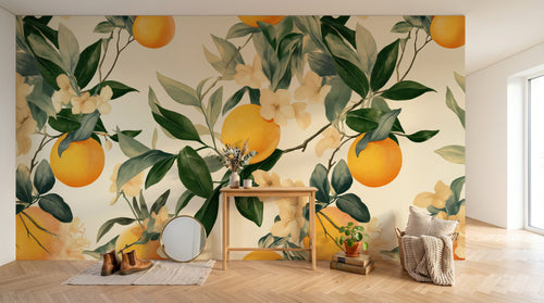 Design A0746 — Papier peint Fruits Agrumes - Collection 2 — Novomur