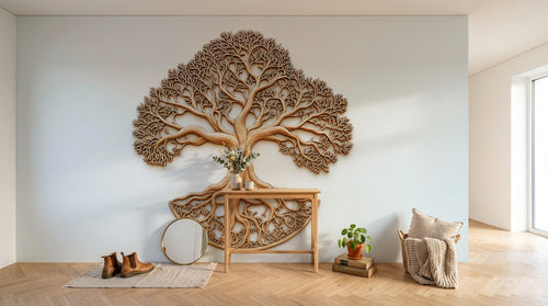 Design A0804 — Papier peint Arbres Décoratifs — Novomur