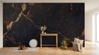 Design A0825 — Papier peint Marbre Noir et Or Luxe - Collection 1 — Novomur