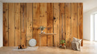 Design A0856 — Papier peint Bois Rustique Brun - Collection 2 — Novomur