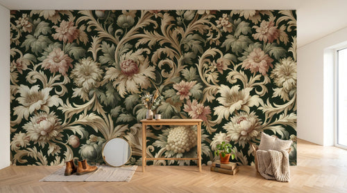 Design A0864 — Papier peint Damassé Classique — Novomur
