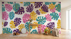 Design A0873 — Papier peint Palmier Tropical Pop Art Vif — Novomur