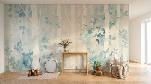 Design A0940 — Papier peint Forêt Bouleaux — Novomur