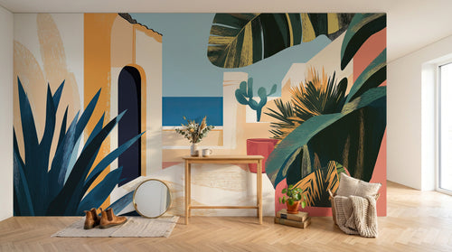 Design A0986 — Papier peint Paysage Plage et Mer — Novomur