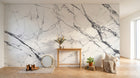 Design C0126 — Papier peint Marbre Blanc Classique - Collection 1 — Novomur